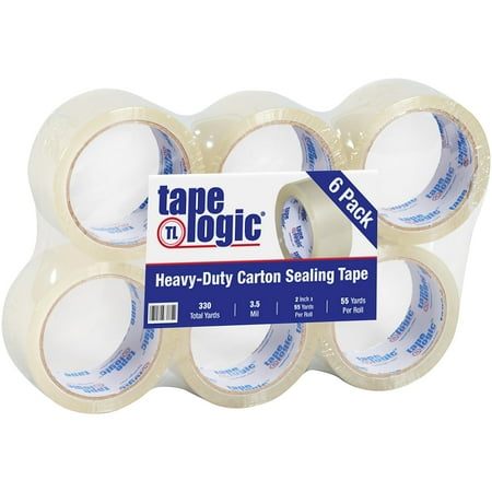 UPC: 0848109033624 | Tape Logic Acrylic Tape 3.5 Mil 2 x 55 yds. Clear 6/Case T9013506PK