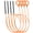Orange, variant on Giaone 4PCS Drain Cleaner Snake Clog Remover Heavy Duty Bathroom Kitchen Pipe Cleaner
