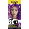 thumbnail image 1 of Got2b Color Remix, Coloration Capillaire Semi-Permanente Personnalisable, Violet Punch, 1 of 9