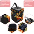 thumbnail image 2 of Thanksgiving Fruits Foldable Car Garbage Can with Lid Leak-Proof Mini Trash Can Hanging Storage Bag - Car Trash Bin, 2 of 6