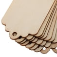 thumbnail image 6 of 150Pcs Wooden Tags with Holes, Unfinished Predrilled Natural Wood Slices for, 6 of 10