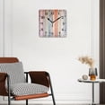 thumbnail image 3 of 10 Inch Wall Clock Battery Operated Silent Clock Decorative for Office, Kitchen, Outdoor, Living RoomVintage Wood Board Plank Beautiful, 3 of 4