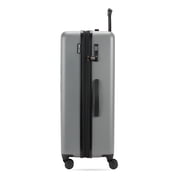 SWISSGEAR Stride Hardside Large Checked Spinner, Charcoal Gray