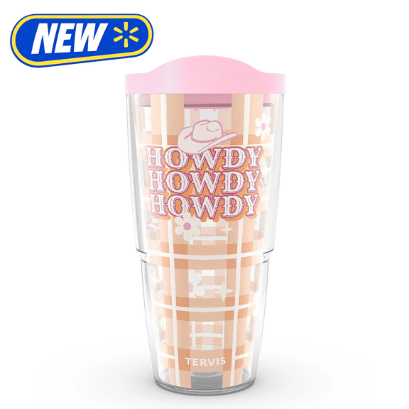 Tervis Classic Tritan Howdy Gingham 24oz Classic Tumbler with Travel Lid