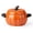 Orange, variant on Dutch Oven Pot with Lid, Pumpkin Pottery Dessert Saucepan, Mini Baking Dish Cute Pumpkin Bowl, Covered Dutch Oven Ceramic Stockpot, Pumpkin-Shaped Casserole