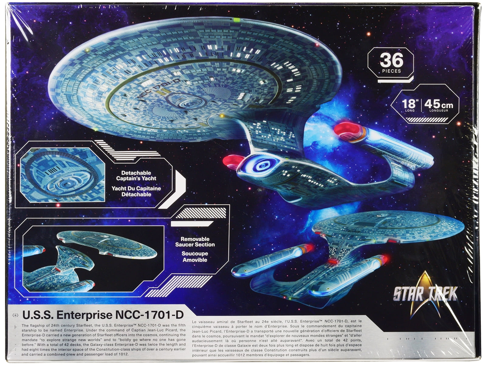 Star Trek: The Next Generation U.S.S. Enterprise NCC1701D AMT Model Kit