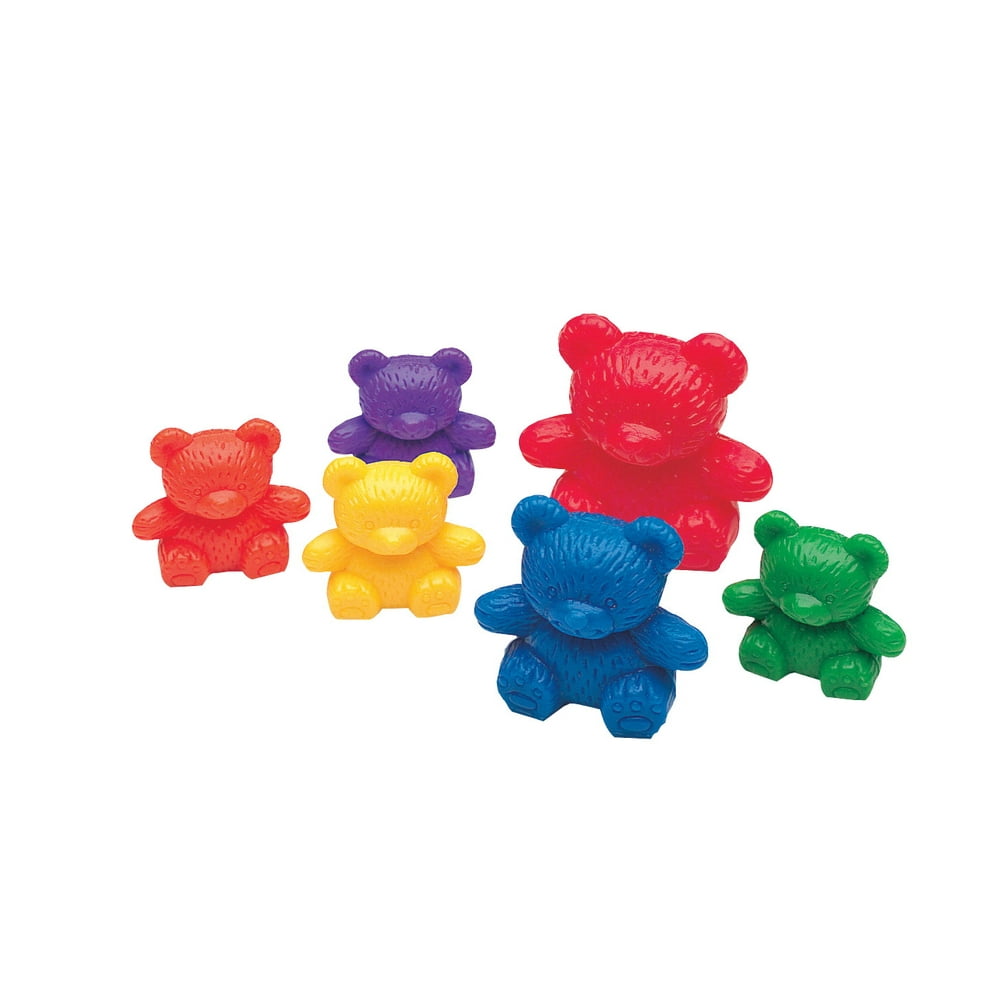 Learning Resources Three Bear Family Rainbow Counters, Set of 96 ...