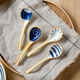 thumbnail image 2 of MasteelfCA 4Pcs Japanese Style Ceramic Soup Spoons Dumpling Porcelain Spoons Tableware, 2 of 8