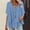 Sky Blue, variant on Women's Summer Round-Neck Casual Half Sleeve Ruffle T-Shirt Top