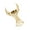 Gold, variant on MOMOJIA Middle Eastern Themed Iron Tealight Candle Holders Moon Tower Shape Home Accent