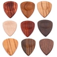 thumbnail image 4 of Púa de madera para guitarra grabable, metralla de madera, púa de ukelele para bajo folk, accesorios de guitarra, 4 of 4