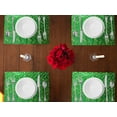 thumbnail image 3 of Stars Brocade Dinner Table Placemats Holiday Home Decoration 13" x 19" (Pack of 4), 3 of 5