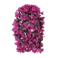 thumbnail image 2 of DAMAI 28.7inch Artificial Bougainvillea Hanging Flowers for Outdoors Fake Silk Bougainvillea Vines Faux Plastic Long Trailing Floral Vines for Home Porch Patio Balcony Planter Yard Garden, 2 of 6