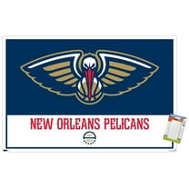 NBA New Orleans Pelicans - Logo 21 Wall Poster, 14.725" x 22.375"