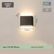 thumbnail image 2 of Aplique de Pared LED Lámpara de Pared Exterior Impermeable Lámparas de Pared para Interiores Accesorios de Iluminación Sala de Estar Dormitorio Pasillo Corrido Negro S, 2 of 5