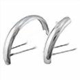 thumbnail image 3 of FENDER FULL PR 16 x1-3/4 MIDDLEWEIGHT CP WALD #952-16, 3 of 4
