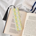 thumbnail image 4 of Kdxio Daisies Flowers Print Metal Tassel Bookmarks,Perfect Gift for Art Lovers and Bookworms Metal Bookmarks for Women, 4 of 8