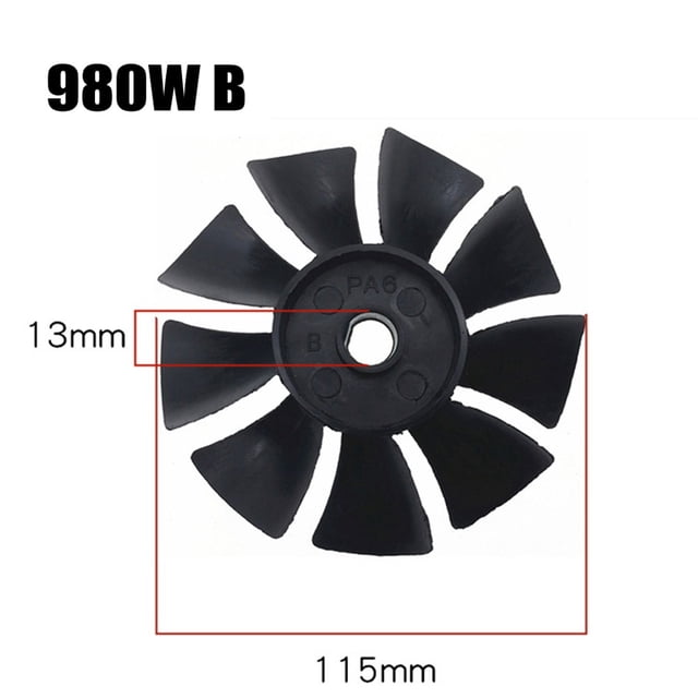 Air Compressor Fan Blade Direct-Connected Air Pump Motor Cooling Fan 980W 1100W