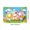 thumbnail image 2 of zhangmingg Animal Party Banner for Festive Decorations Creating Dreamy Scene Enhancing Your Gathering with Life, 2 of 3