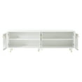 thumbnail image 7 of Aukfa TV Stand with Adjustable Shelves for TVs Up to 78", White, 7 of 7