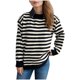 thumbnail image 2 of Suéter de cuello redondo para mujer, moda otoño invierno, tejido, suelto, manga larga, blusa, suéter de cuello redondo, suéter para mujer, 2 of 6