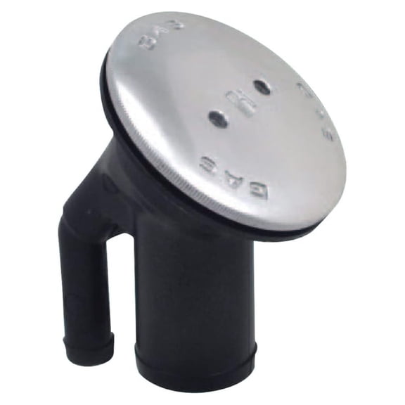 0540DPGCHR Vented Fill with Angled Neck for 1-1/2" Hose - Gas Marking