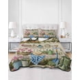 thumbnail image 3 of Spring Daisy Twin Size Down Alternative Comforter,Lightweight Comforter Quilt Bedding Set with Pillow Shams Flowers Farmhouse Leaves Floral Pots Country Retro Bed Comforter Duvet Insert 68"x86", 3 of 7