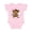 AD-Pink, variant on Monkey Girl Girls Baby Bodysuit