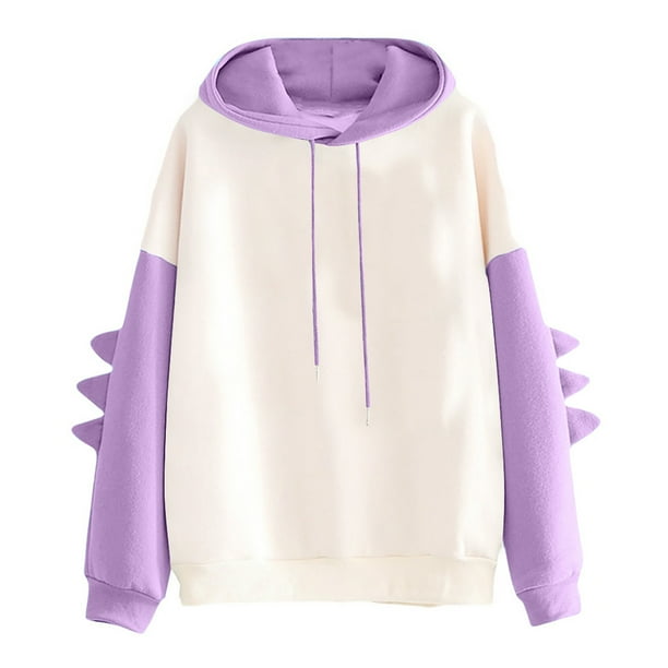 Gibobby Invierno y Navidad Sudaderas Mujer Cárdigan estampado para mujer, traje Formal, manga larga, , oficina de negocios, chaqueta, abrigo, blusa (Morado, XXL)