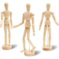 thumbnail image 3 of Adornos Decoración Del Hogar Juntas Móviles Maniquí De Madera Para Mesa Estante Mesita De Noche Noticed HA046148-03, 3 of 6