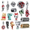 thumbnail image 2 of Brand New 100% 925 Sterling Silver Disney Charm Chain 925 Beads for Women Original Pandora Bracelet DIY Ornament Gao Jinjia LED, 2 of 2