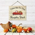thumbnail image 5 of JennyGems Fall Decor, Take Me To the Pumpkin Patch Fall Harvest Sign, Fall Decorations for Home, Thanksgiving Decorations, Red Truck Sign, Fall Home Decorations, Autumn Decor, Pumpkin Decor, 5 of 8