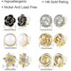 thumbnail image 2 of Clip On Earrings - 6 Pairs Hypoallergenic Non-pierced Clip Earrings, 2 of 5