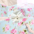 thumbnail image 7 of PiccoCasa Foldable Storage Basket Handle Fabric Box Closet, Light Blue Floral, Large, 7 of 7