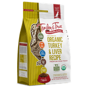 Angle View: Tender & True Organic Turkey & Liver Recipe Dry Dog Food, 20 lb bag