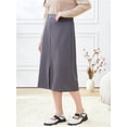 thumbnail image 4 of A long skirt with slit slits, 4 of 6