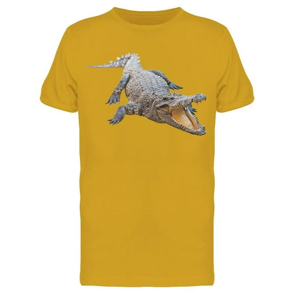 Portrait Of Angry Crocodile  T-Shirt Men -Image by Shutterstock, Male 3X-Large