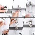 thumbnail image 4 of GAGALIFE Sink Soap Dispenser Brushed Nickel with 13 oz Bottle, for Kitchen Sink, Refill from The Top, 4 of 9
