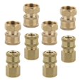 thumbnail image 1 of 8x Doble pezón M22x1.5 Rosca externa M18x1.5 Adaptador de conector de de rosca interna Acopdor para limpiador de CUTICAT Conector de manguera de lavadora a presión, 1 of 8