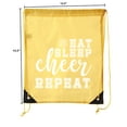 thumbnail image 2 of Cheer Bags, Pom Pom and Cheerleader drawstring Backpacks, Cheerleader Team bags, 2 of 2