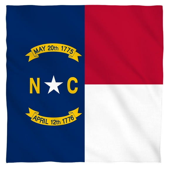 - North Carolina Flag - Bandana - 22" x 22"