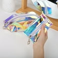 thumbnail image 4 of Zip Cosmetic Bag Large Portable Travel Makeup Bag Zipper Toiletry Pouch, 4 of 10