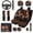American Flag, variant on KUIFORTI Lightning Skull Car Seat Cover Set Easy to Install Set 14 Pcs Full Set Car Accessories with Lanyard Keychain Holder Easy to Install Wear-Resistant Fit Car SUV Auto