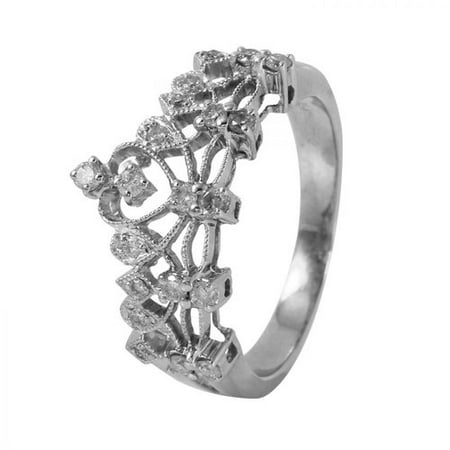 Foreli 0.26CTW Diamond18K White Gold Ring MSRP$3420.00