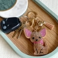 thumbnail image 6 of Wrapables Crystal Bling Key Chain Keyring Car Purse Handbag Pendant Charm, Chihuahua, 6 of 7