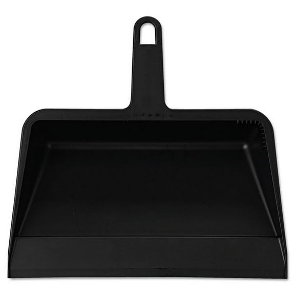Value-Plus Polypropylene Dust Pan, 11 1/2w X 11d X 4h, Black, 1/EA