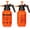 1L-orange, variant on 2 Handheld Pump Sprayer, Garden Water Bottle with Adjustable Brass Nozzle for (2LOrange-2PCS)