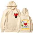 thumbnail image 2 of Sudadera con capucha de Bad Bunny para hombre y mujer, ropa de calle con estampado de Hip Hop, Unisex, de alta calidad, gran oferta, novedad de 2022, 2 of 4