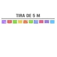 thumbnail image 3 of Papel picado DECORAMEC PAPEL PICADO Guirnaldas 5 tiras de 5 metros diseño de bodas colores vibrantes, 3 of 5