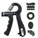 thumbnail image 1 of 5Pack Grip Strength Trainer Kit Ajustable Count Hand Grip Set con Ejercitador de Dedos Ejercitador de ExtensióN de Mano Negro, 1 of 6